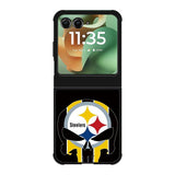 Pittsburgh Steelers skull flags Motorola Moto RAZR 2025 Case OV2852