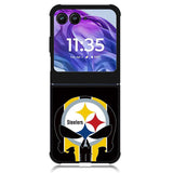 Pittsburgh Steelers skull flags Motorola Moto Razr Plus 2024 , Moto Razr+ 2024 Case OV2852