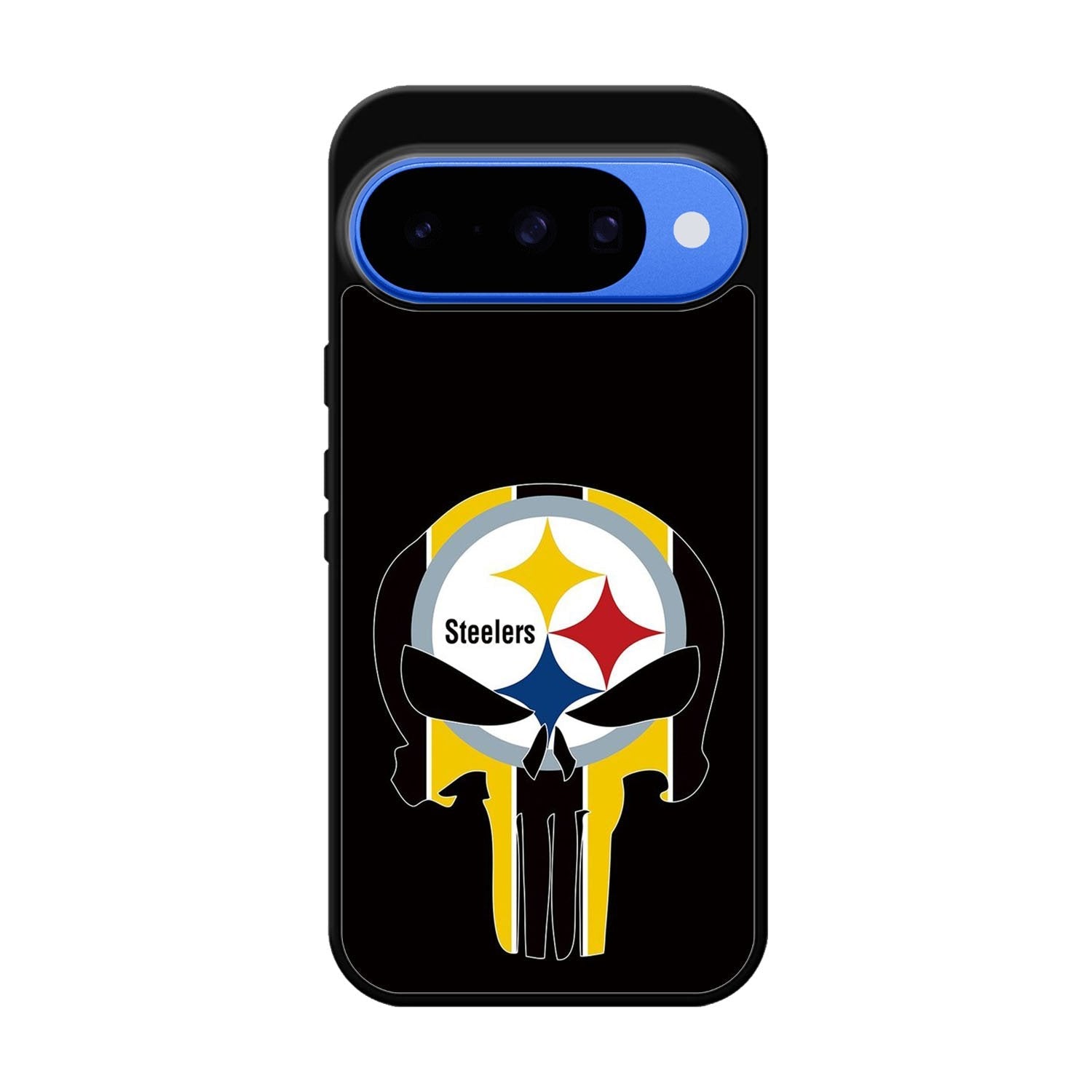 Pittsburgh Steelers skull flags Google Pixel 10 Case QC2852
