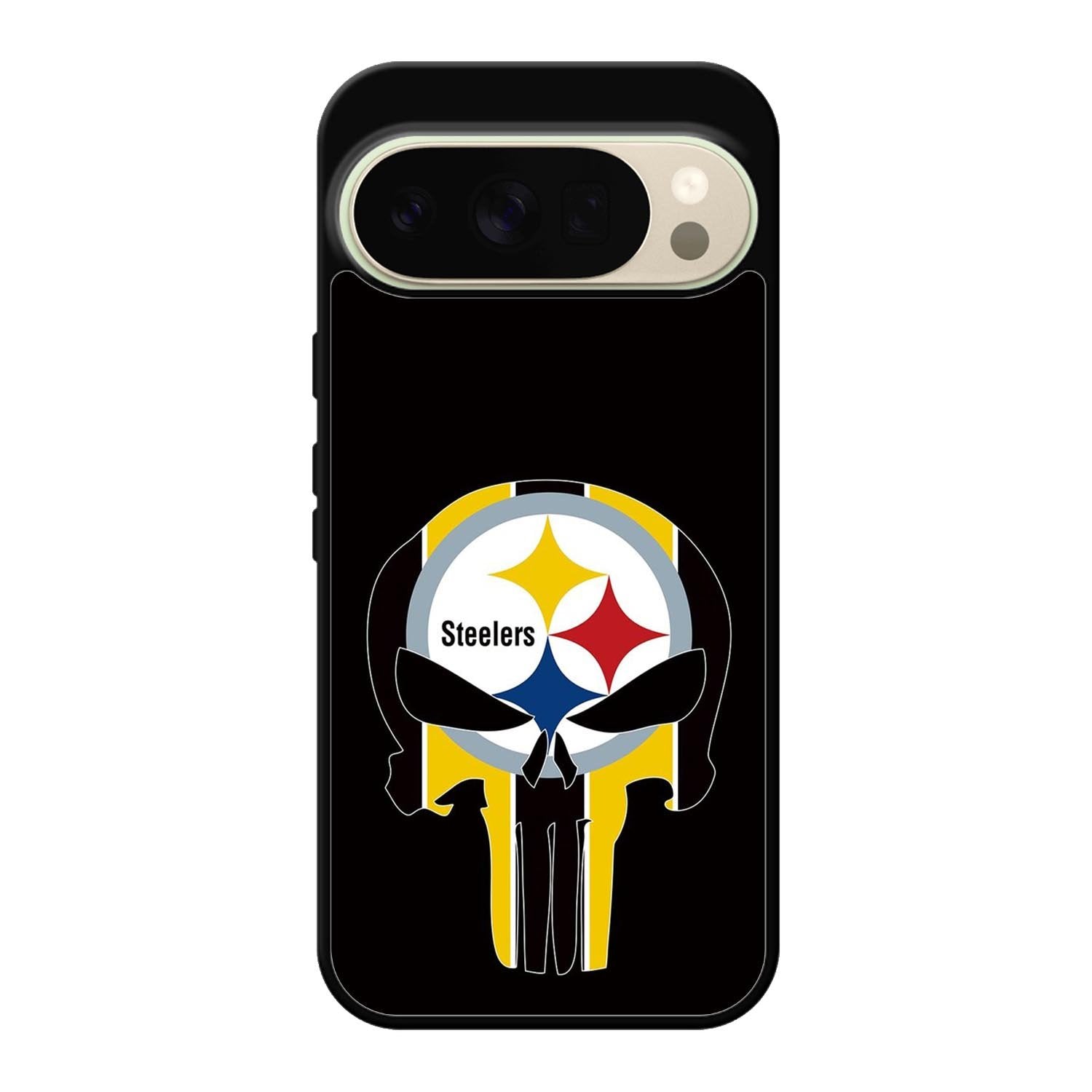 Pittsburgh Steelers skull flags Google Pixel 10 Pro Case QC2852