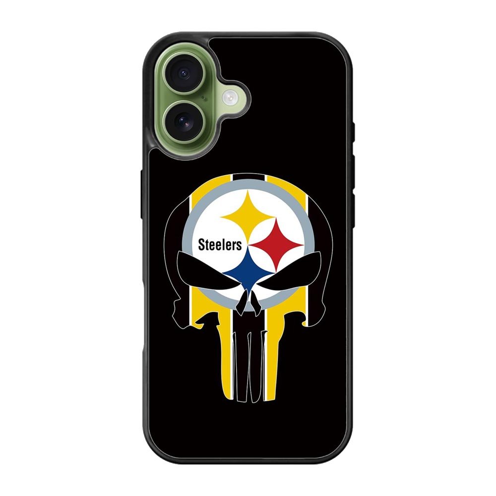 Pittsburgh Steelers skull flags iPhone 17 Case QC2852