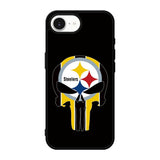 Pittsburgh Steelers skull flags iPhone 17e Case OV2852