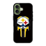 Pittsburgh Steelers skull flags iPhone 17 Case QC2852