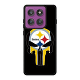 Pittsburgh Steelers skull flags Motorola Moto Edge 60 Pro Case QC2852