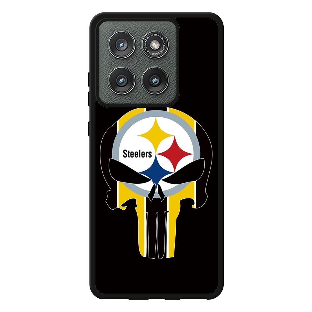 Pittsburgh Steelers skull flags Motorola Moto Edge 2025 Case QC2852