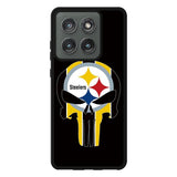 Pittsburgh Steelers skull flags Motorola Moto Edge 2025 Case QC2852