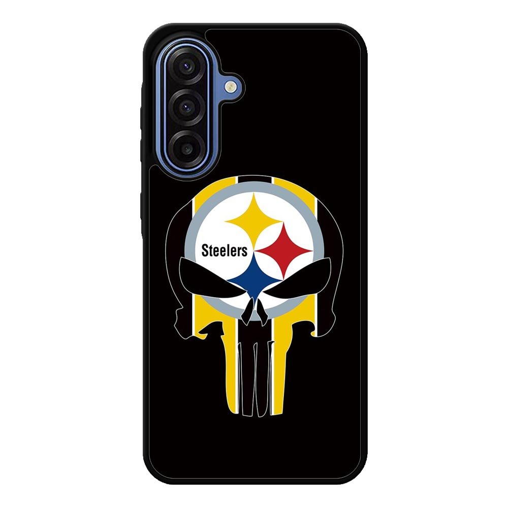 Pittsburgh Steelers skull flags Samsung Galaxy A17 Case QC2852