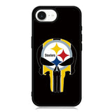 Pittsburgh Steelers skull flags iPhone 16e Case OV2852