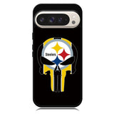 Pittsburgh Steelers skull flags Google Pixel 10 | Google Pixel 10 Pro Case RC2852