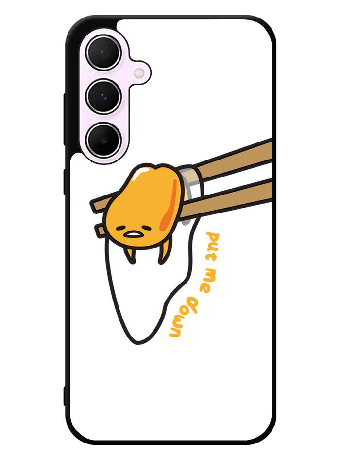 Put Me Down Gudetama Samsung Galaxy A55 5G Case