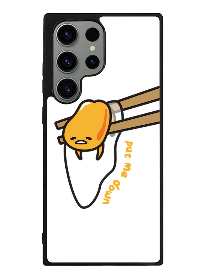 Put Me Down Gudetama Samsung Galaxy S23 Ultra 5G Case