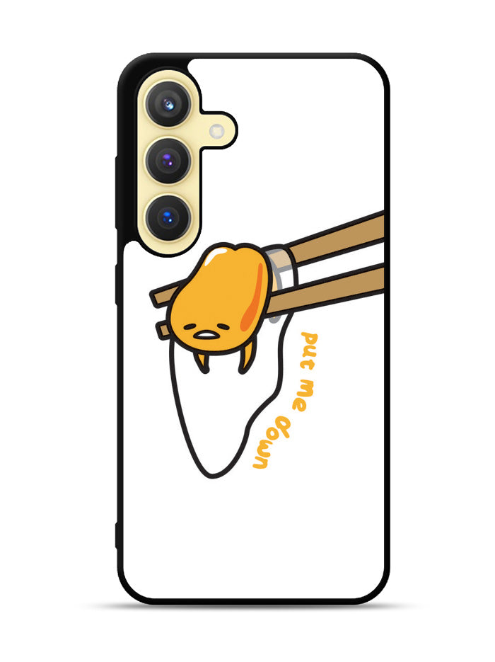 Put Me Down Gudetama Samsung Galaxy S25 Plus 5G , Samsung Galaxy S25+ 5G Case