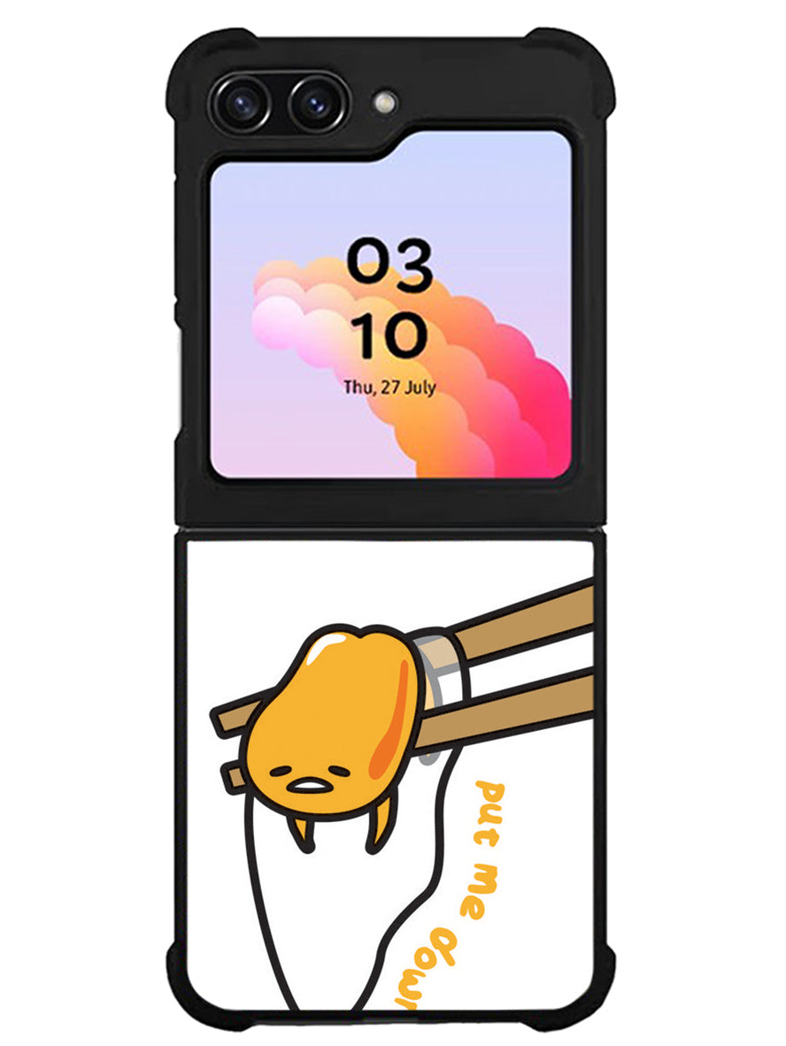 Put Me Down Gudetama Samsung Galaxy Z Flip 5 5G 2023 Case