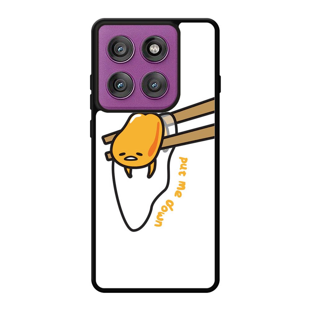 Put Me Down Gudetama Motorola Moto Edge 60 Pro Case
