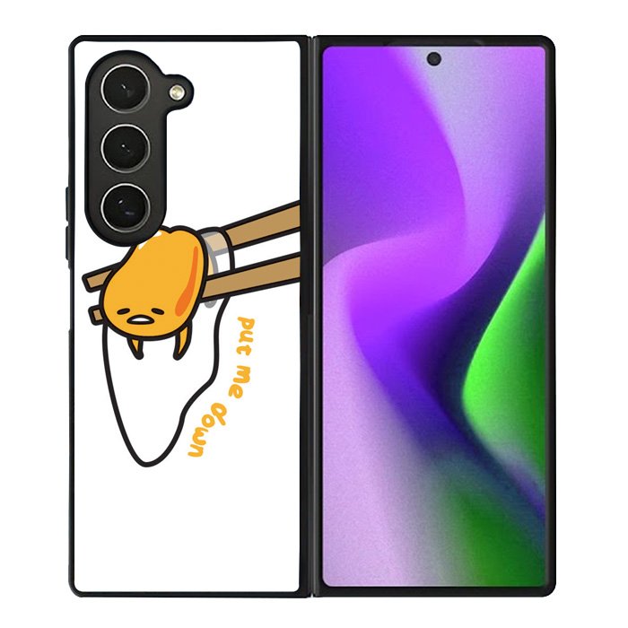 Put Me Down Gudetama Samsung Galaxy Z Fold 6 Case
