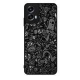 Doodle Grey Cool Motorola Moto G Play 2024 Case OV7100