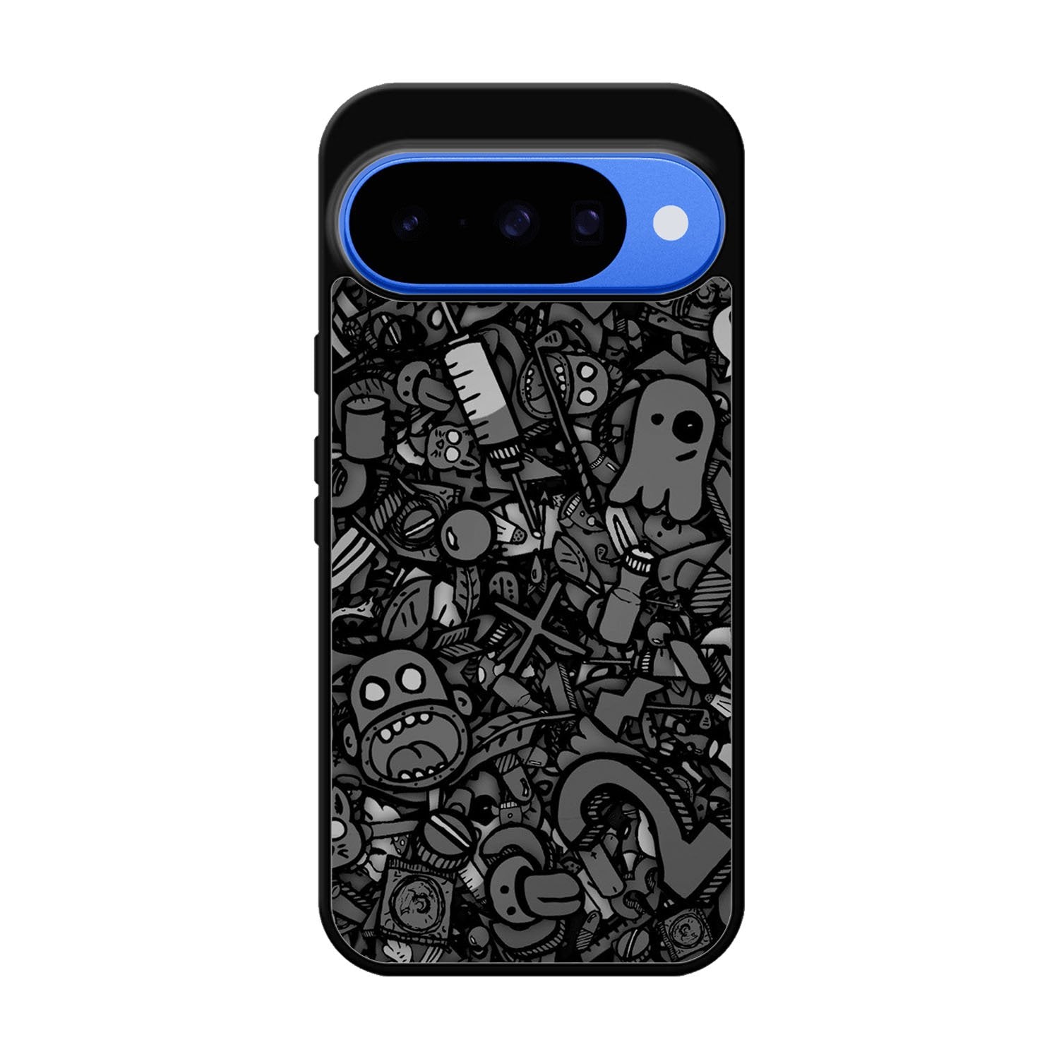 Doodle Grey Cool Google Pixel 10 Case OV7100