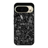 Doodle Grey Cool Google Pixel 10 Pro Case OV7100