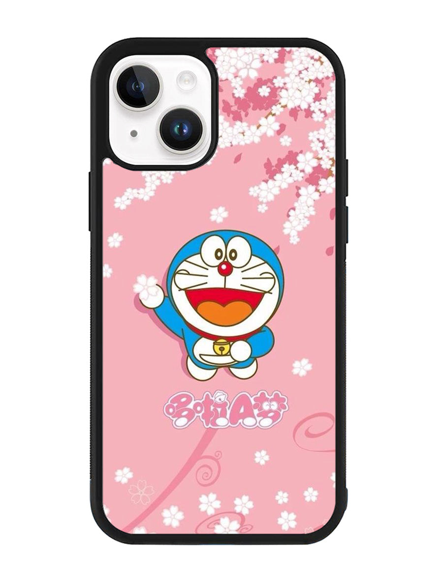 Doraemon Pink Sakura Summer iPhone 14 Plus Case QC7092