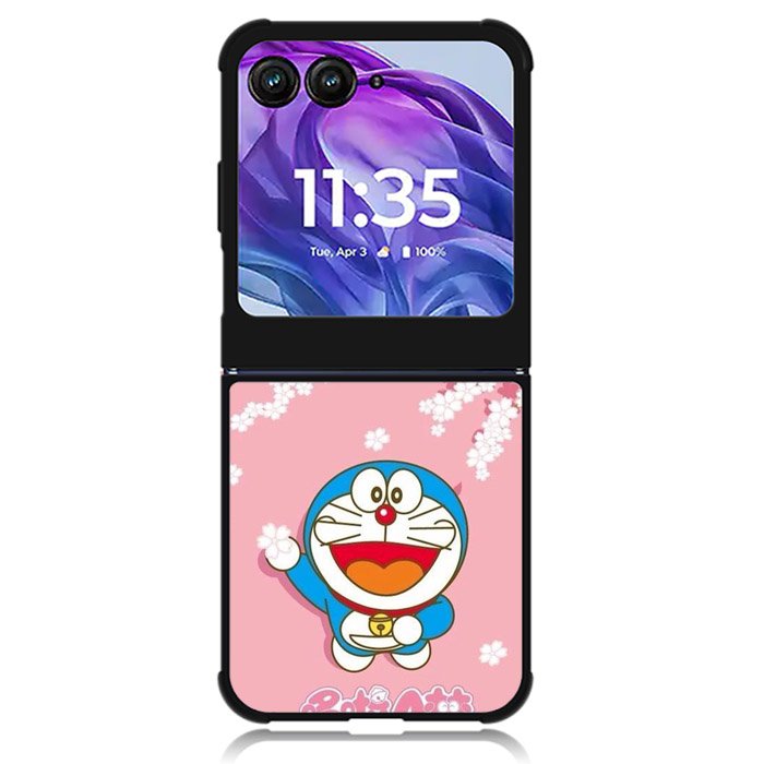 Doraemon Pink Sakura Summer Motorola Moto Razr Plus 2024 , Moto Razr+ 2024 Case OV7092