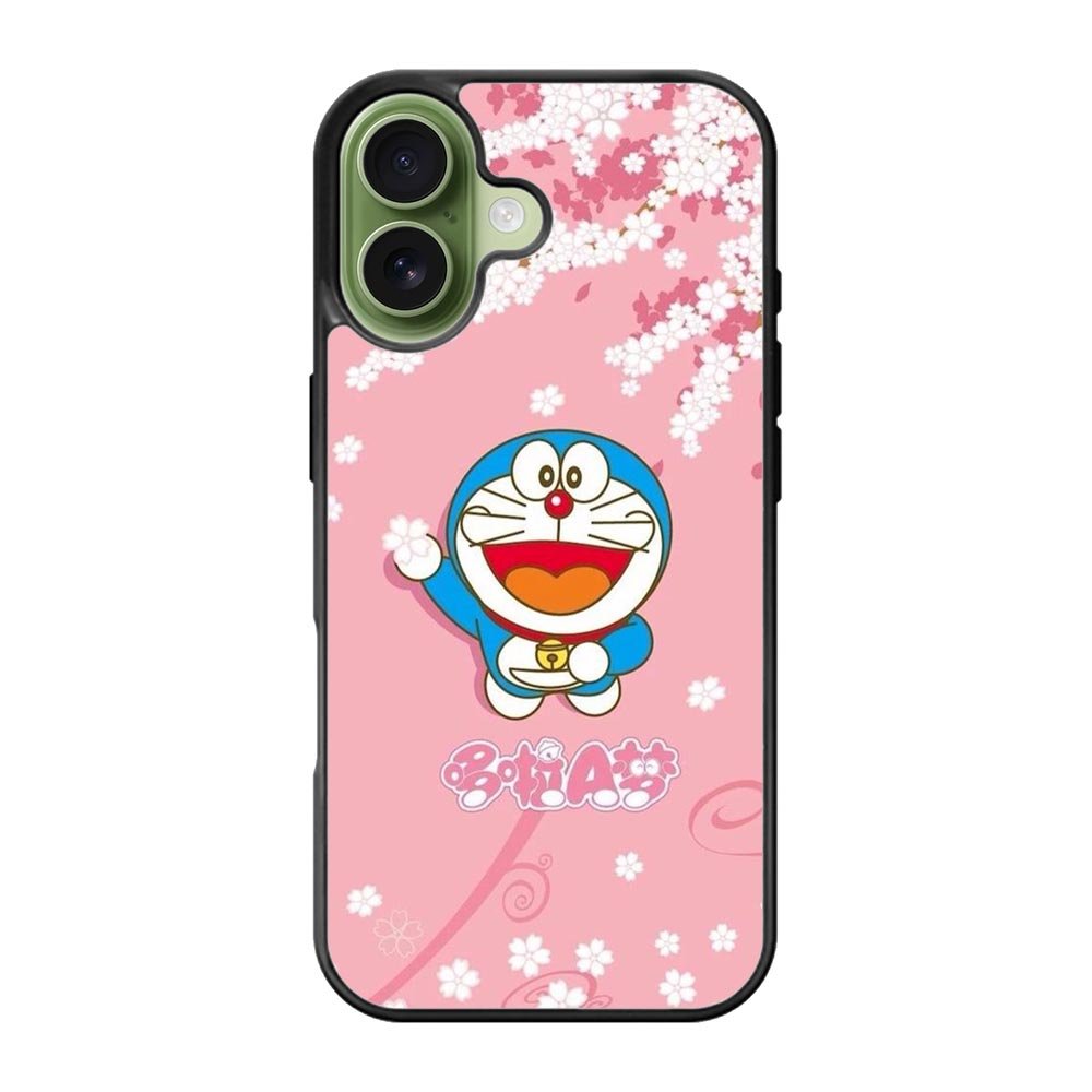 Doraemon Pink Sakura Summer iPhone 17 Case QC7092