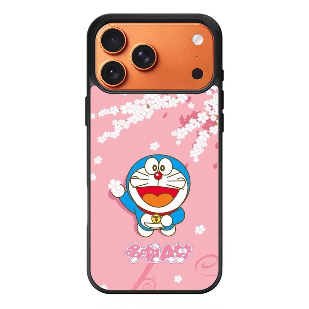 Doraemon Pink Sakura Summer iPhone 17 Pro Max Case QC7092