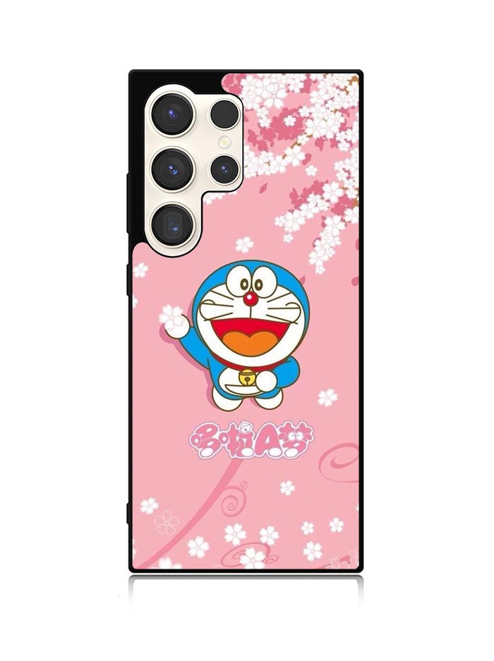 Doraemon Pink Sakura Summer Samsung Galaxy S25 Ultra 5G Case QC7092