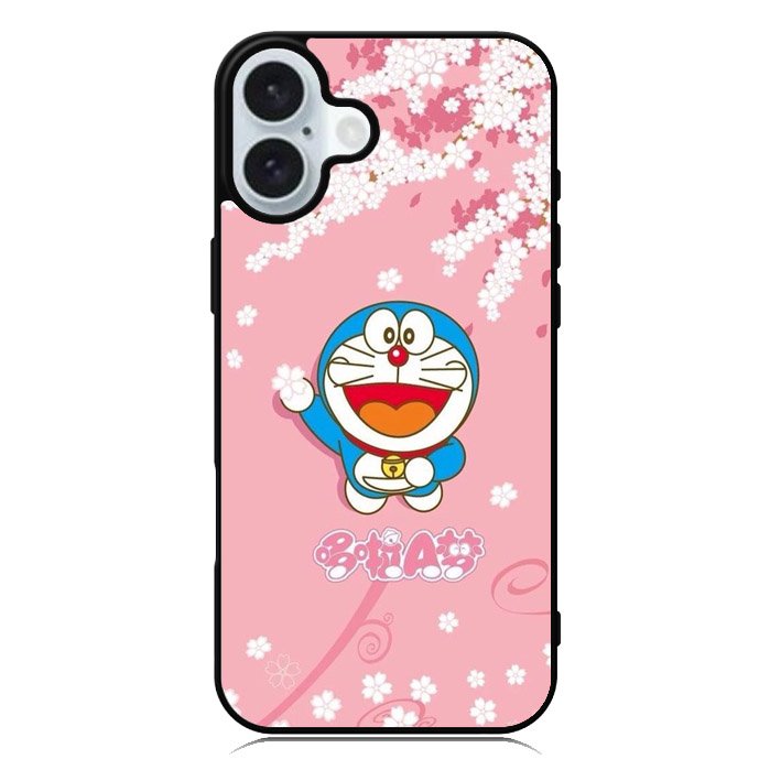 Doraemon Pink Sakura Summer iPhone 16 Case QC7092
