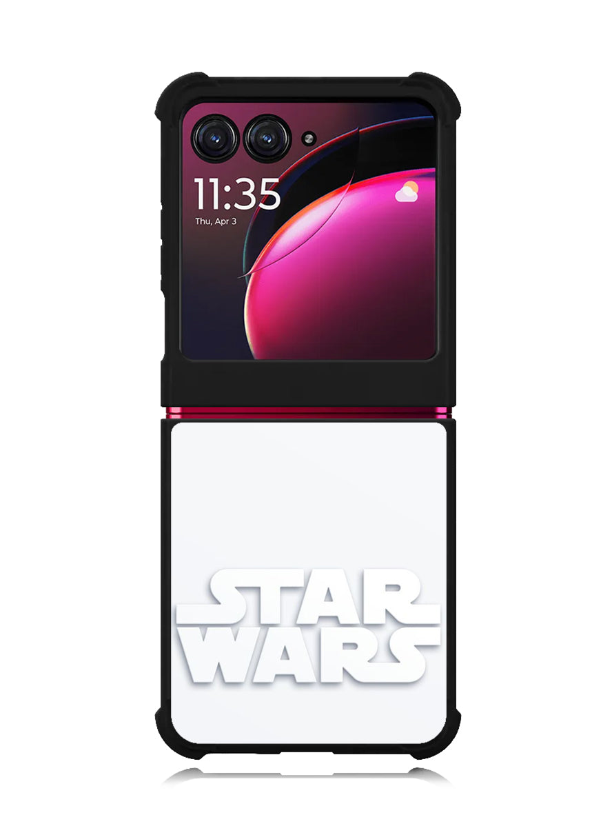 Star Wars White Motorola Moto Razr Plus 2023 , Moto Razr+ 2023 Case OV6897