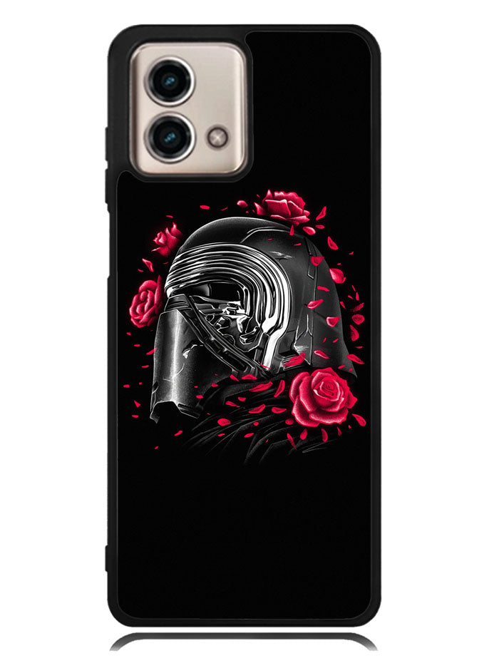 Star Wars Kylo Ren Helmet and Roses Motorola Moto G Stylus 5G 2023 Case