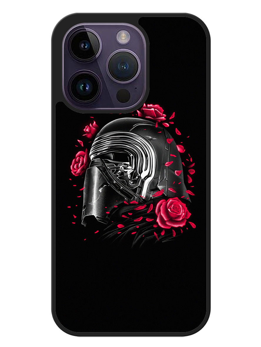 Star Wars Kylo Ren Helmet and Roses iPhone 14 Pro Max Case OV6917