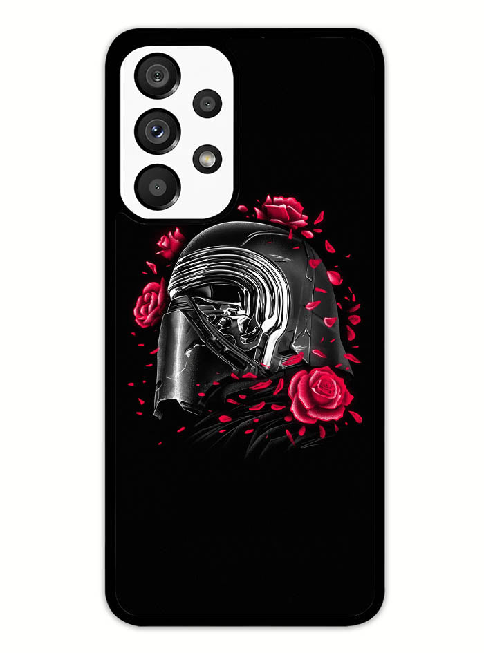 Star Wars Kylo Ren Helmet and Roses Samsung Galaxy A53 5G Case