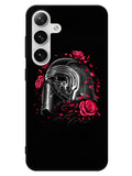 Star Wars Kylo Ren Helmet and Roses Samsung Galaxy S25 5G Case