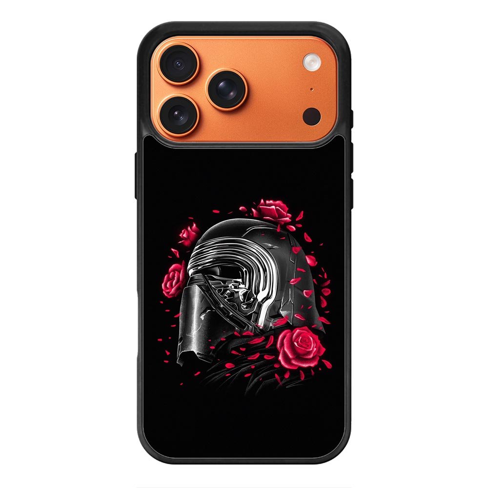 Star Wars Kylo Ren Helmet and Roses Samsung Galaxy S26 Ultra Case