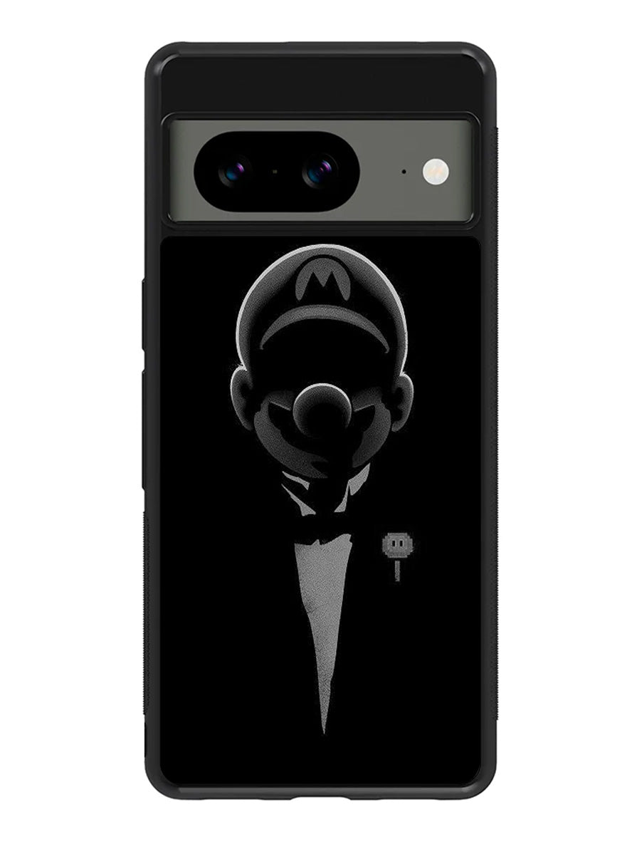Mario Bros Black Google Pixel 8 Case QC3399
