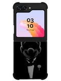Mario Bros Black Samsung Galaxy Z Flip 5 5G 2023 Case OV3399