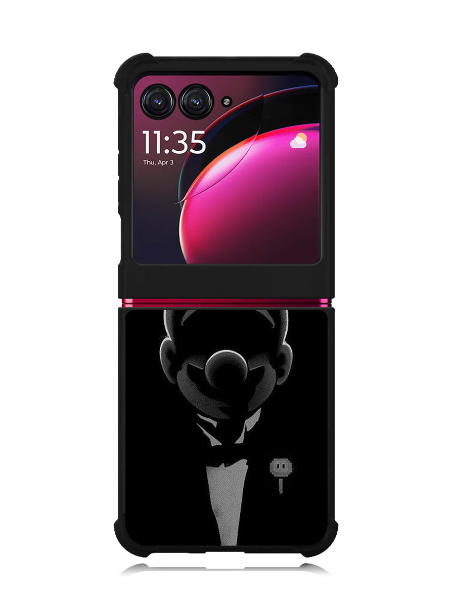Mario Bros Black Motorola Moto Razr Plus 2023 , Moto Razr+ 2023 Case OV3399