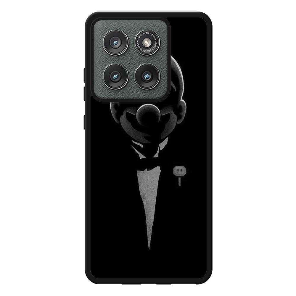 Mario Bros Black Motorola Moto Edge 2025 Case QC3399