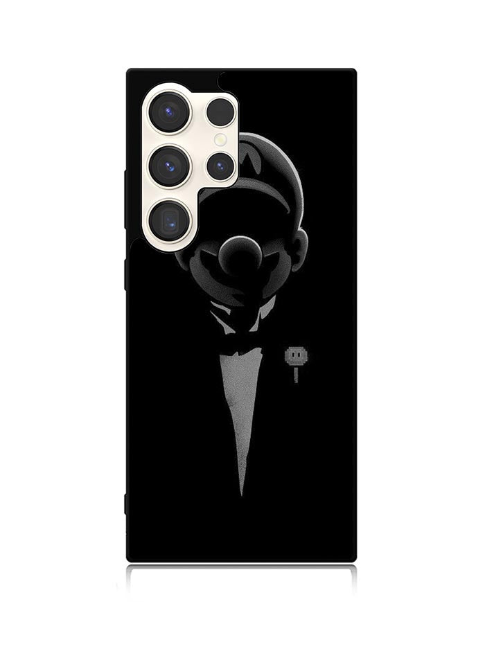 Mario Bros Black Samsung Galaxy S23 Ultra 5G Case QC3399