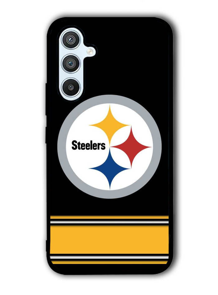 Pittsburgh Steelers Logo Strip Samsung Galaxy A54 5G Case