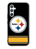 Pittsburgh Steelers Logo Strip Samsung Galaxy A54 5G Case