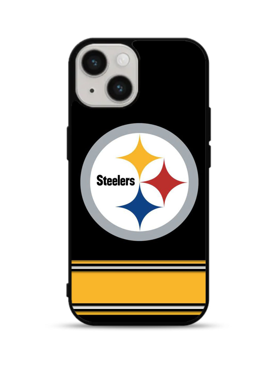 Pittsburgh Steelers Logo Strip iPhone 15 Plus Case