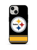 Pittsburgh Steelers Logo Strip iPhone 15 Plus Case