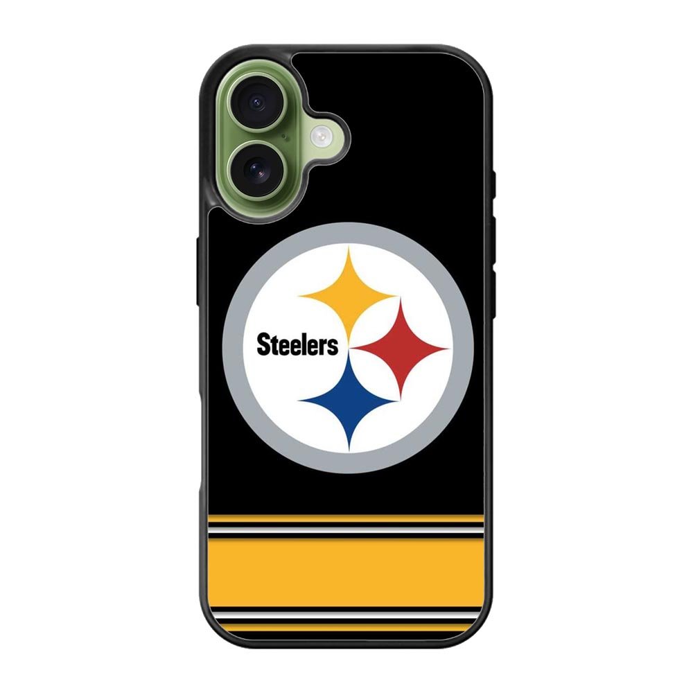 Pittsburgh Steelers Logo Strip iPhone 17 Case