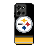 Pittsburgh Steelers Logo Strip Motorola Moto G 5G 2025 Case OV1825