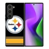 Pittsburgh Steelers Logo Strip Samsung Galaxy Z Fold 6 Case