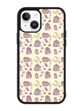 Pusheen The Cat Moon Pattern iPhone 15 Plus Case OV6948