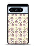 Pusheen The Cat Moon Pattern Google Pixel 8 Pro Case QC6948