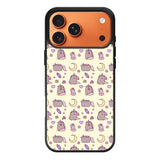 Pusheen The Cat Moon Pattern iPhone 17 Pro Max Case QC6948