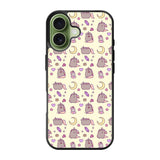 Pusheen The Cat Moon Pattern iPhone 17 Case QC6948